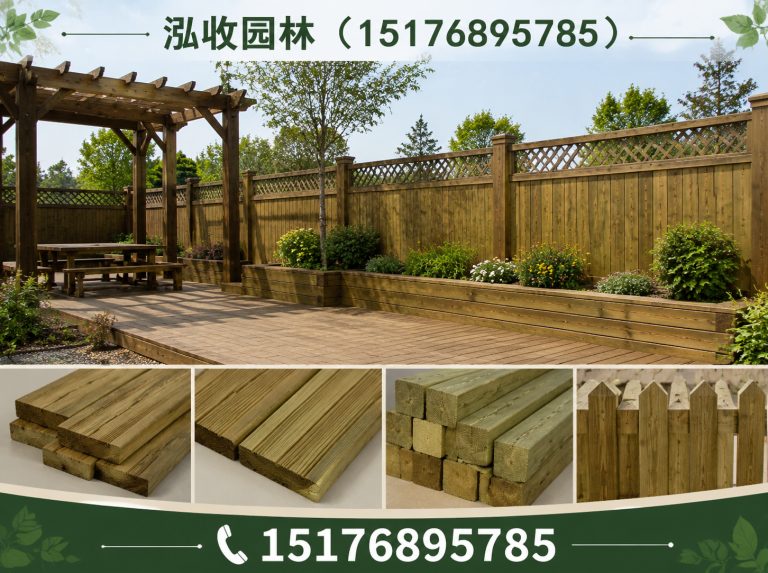 广州防腐木展示图